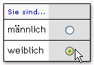 Einfache Auswahl: vertical rating/ranking