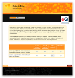 golden conjoint: Layout Vorlage für Online-Fragebogen
